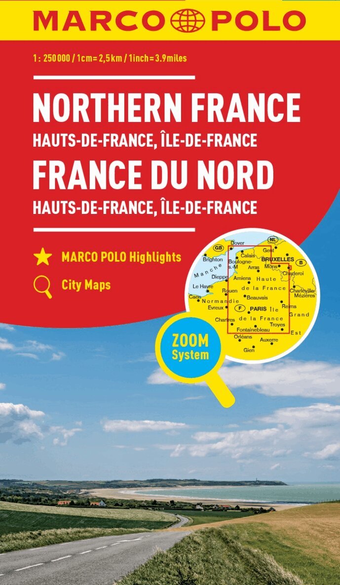 Marco Polo - Northern France Marco Polo Map, Övrigt
