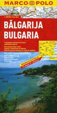 bokomslag Marco Polo Bulgaria Map