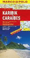 bokomslag Caribbean marco polo map: mit landschaft