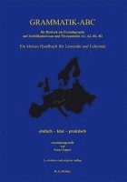 bokomslag Grammatik-ABC für Deutsch als Fremdsprache auf Zertifikatsniveau und Niveaustufen A1, A2, B1, B2