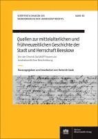 bokomslag Quellen zur mittelalterlichen und frühneuzeitlichen Geschichte der Stadt und Herrschaft Beeskow