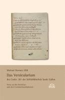 bokomslag Das Versicularium des Codex 381 der Stiftsbibliothek St. Gallen