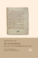 bokomslag Das Versicularium des Codex 381 der Stiftsbibliothek St. Gallen