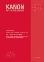 Sebastian Marx - Die kanonischen Wirkungen der Ehe (cc. 1134-1140 CIC/1983), Häftad
