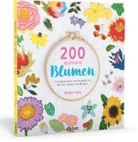 200 gestickte Blumen 1