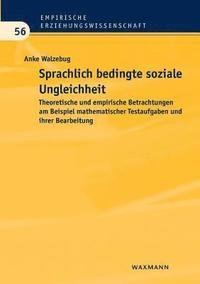 bokomslag Sprachlich bedingte soziale Ungleichheit