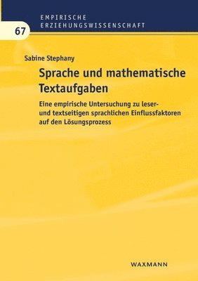 bokomslag Sprache und mathematische Textaufgaben