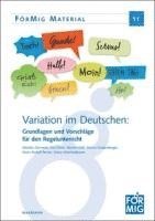 bokomslag Variation im Deutschen: Grundlagen und Vorschläge für den Regelunterricht