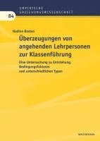 bokomslag Überzeugungen von angehenden Lehrpersonen zur Klassenführung