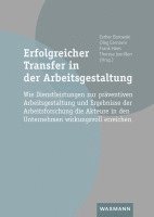 bokomslag Erfolgreicher Transfer in der Arbeitsgestaltung