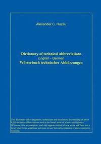 bokomslag Wörterbuch technischer Abkürzungen