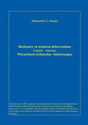 bokomslag Wörterbuch technischer Abkürzungen
