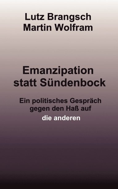 bokomslag Emanzipation statt Sndenbock