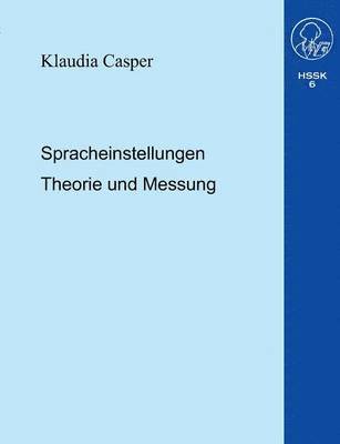 bokomslag Spracheinstellungen.Theorie und Messung