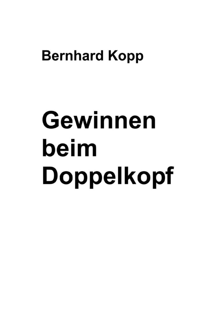 Bernhard Kopp - Gewinnen beim Doppelkopf, Häftad