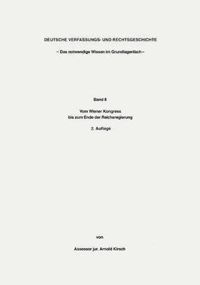 Deutsche Verfassungs- und Rechtsgeschichte Band II 1