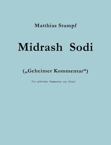 bokomslag Midrash Sodi