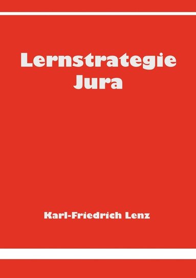 bokomslag Lernstrategie Jura