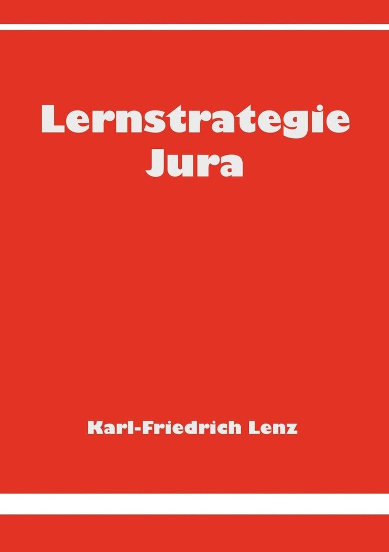 Lernstrategie Jura 1