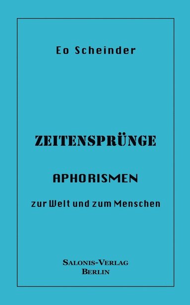 bokomslag Zeitensprünge