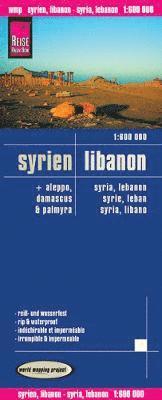 bokomslag Reise Know-How Landkarte Syrien, Libanon (1:600.000)