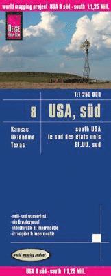 bokomslag World Mapping Project USA 08 Süd 1 : 1 250 000