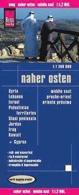 bokomslag Reise Know-How Landkarte Naher Osten  (1:1.200.000)