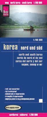 bokomslag Reise Know-How Landkarte Korea, Nord und Süd 1 : 700.000