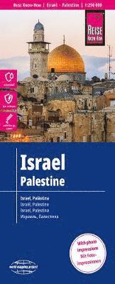 bokomslag Israel and Palestine (1:250.000)