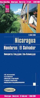 bokomslag Nicaragua, Honduras, El Salvador 1 : 650 000