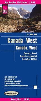 bokomslag Reise Know-How Landkarte Kanada West / West Canada (1:1.900.000)