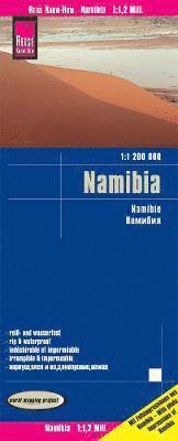 bokomslag Reise Know-How Landkarte Namibia 1 : 1.200.000