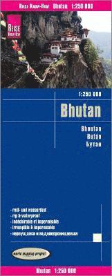 bokomslag Bhutan (1:250.000)