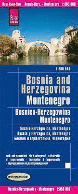 bokomslag Bosnia Herzegovina / Montenegro (1:350.000)