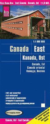 bokomslag Reise Know-How Landkarte Kanada Ost / East Canada (1:1.900.000)