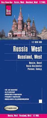 bokomslag Reise Know-How Landkarte Russland West  1 : 2.000 000
