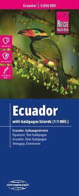 bokomslag Ecuador and Galapagos (1:650.000 / 1.000.000)