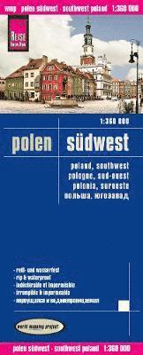 bokomslag Poland, South West (1:360.000)