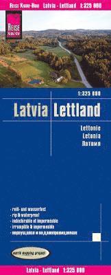 bokomslag Latvia (1:325.000)
