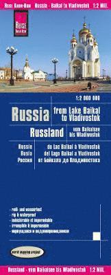 bokomslag Reise Know-How Landkarte Russland - vom Baikalsee bis Wladiwostok / Russia - from Lake Baikal to Vladivostok (1:2.000.000)