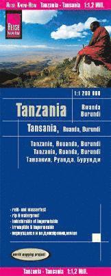bokomslag Tanzania (1:1.000.000)