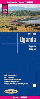 bokomslag Reise Know-How Landkarte Uganda (1:600.000)