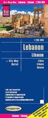 bokomslag Lebanon (1:200.000)