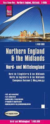 bokomslag England North & Midlands 1:400.000