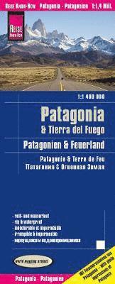 bokomslag Patagonia & Tierra del Fuego (1:1,400,000)