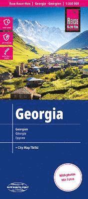 Georgie Map including Tbilisi city map 1