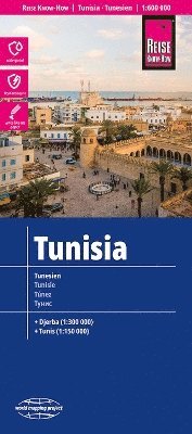 bokomslag Tunisia Map 1:600,000 scale