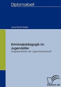 bokomslag Kriminalpdagogik im Jugendalter - Aufgabenfelder der Jugendsozialarbeit