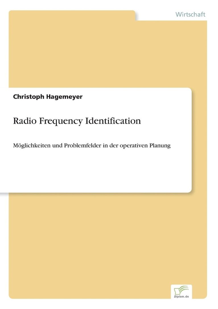 Christoph Hagemeyer - Radio Frequency Identification, Häftad