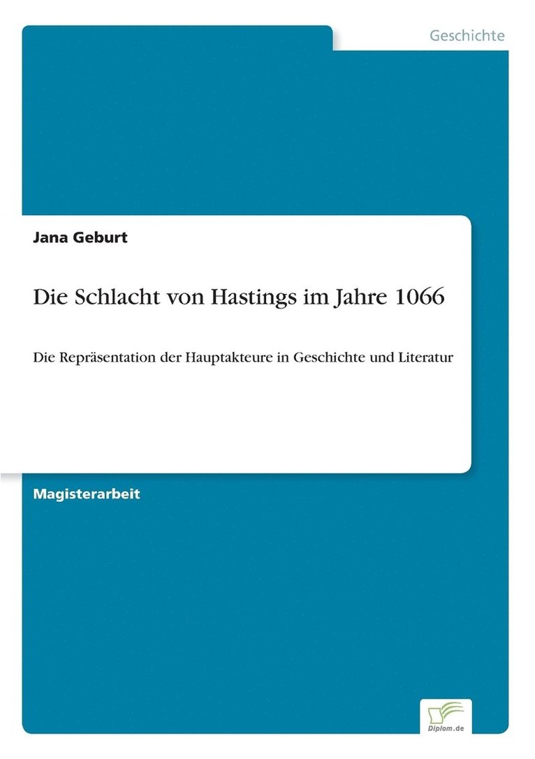 Die Schlacht von Hastings im Jahre 1066 1